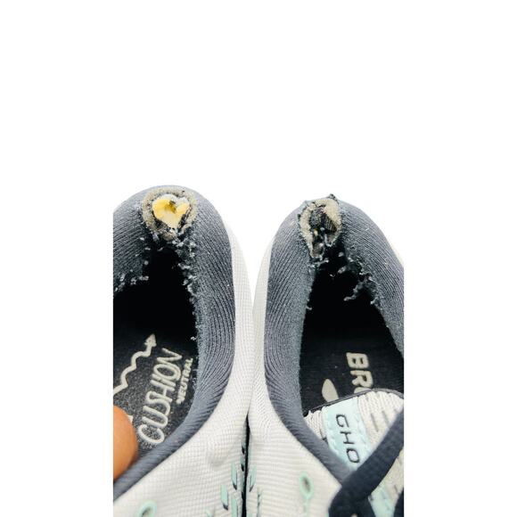 👟 Brooks Ghost 14 10.5 White Mint Road Running Shoes Cushion Support Daily - Picture 7 of 8